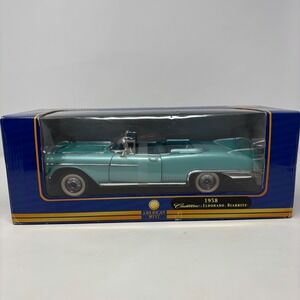 1958 Cadillac Eldorado Biarritz 1:18 American Mint Diecast Model Car Teal